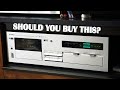 Looking at 20 vintage cassette decks