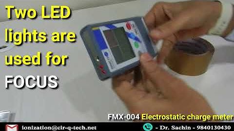 STATIC MEASUREMENT Simco Ion FMX 004