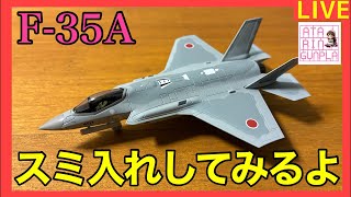 【ライブ】F-35A スミ入れしてみるよ