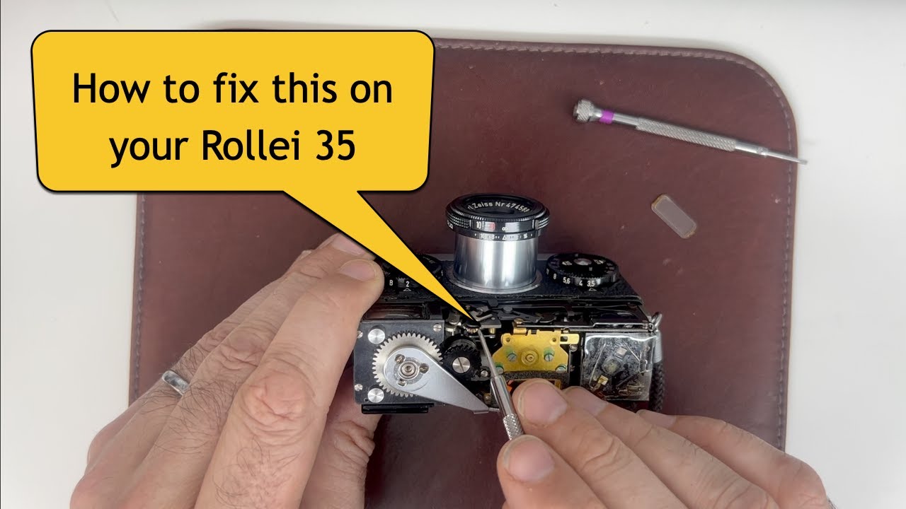 Repair Rollei 35 Sluggish Low-range Shutter Speeds