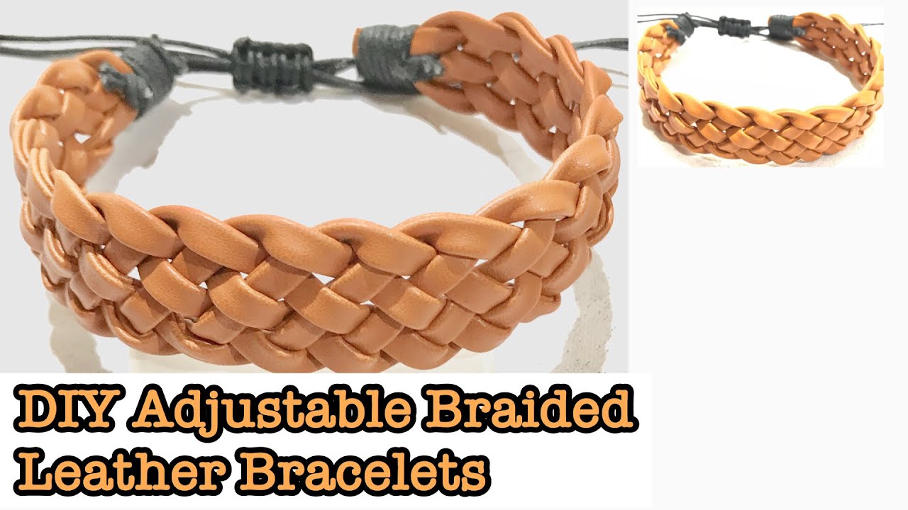 13 DIY Leather Bracelets You Can Make At Home  Diy leather bracelet  Leather wrap bracelet diy Leather bracelet tutorial