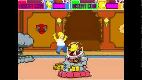 The Simpsons Arcade Co-op Finale: Smithers Smothered, Burns Burned