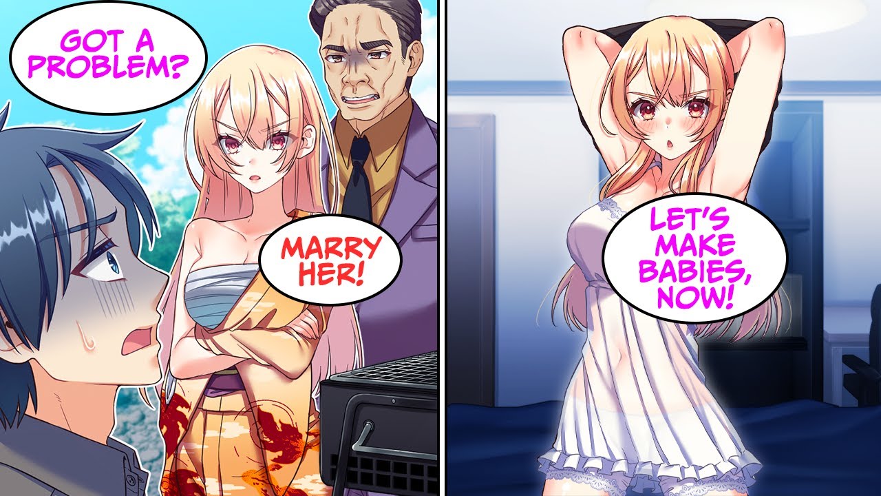 [Manga Dub] After helping a yakuza boss at a campsite...  [RomCom]