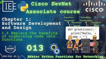 Cisco DevNet Associate Deel 013 | 200-901 DEVASC | Beheers Python-functies voor netwerken