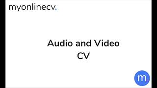 myonlinecv.io - Upload Video CV / Audio CV or record your Audio CV on myonlinecv.io screenshot 4