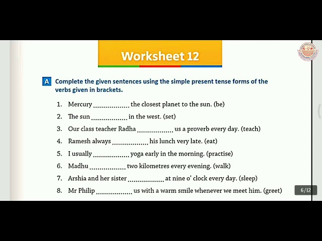 Class 4 || Worksheet no. 12 - 14 and Test 2 || Everyday English Grammar | Complete Solved - YouTube class-4-worksheet-no-12-14-and-test-2-everyday-english-grammar-complete-solved-youtube