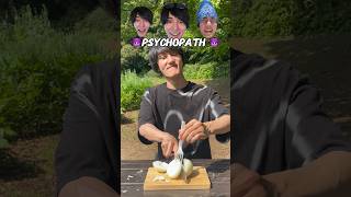 Normal vs Psychopath vs Pro How to cut the onion 🧅