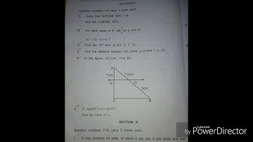 Class 10 maths pre board  exam 2017-18