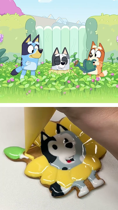 Muffin Cone Cookie 🌻🍪 | Bluey  #ytshorts