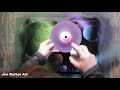 Painting on Wood with SPRAY PAINT - MDF Spray Paint Art