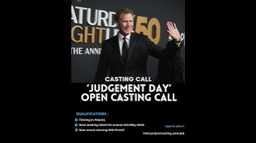 📣 CASTING CALL Open Auditions for ‘Judgement Day’ 🎬✨
