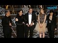 Edward Snowden&#39;s Girlfriend Appears on Stage for &#39;Citizenfour&#39; Win at the Oscars