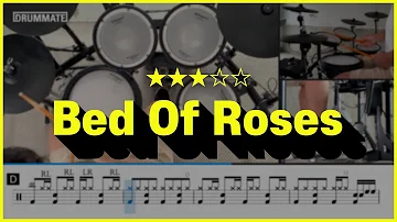 [Lv.11] Bed of Roses - Bon Jovi (★★★☆☆) Pop Drum Cover