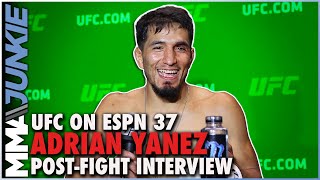 Adrian Yanez says knocking out Tony Kelley was the most satisfying win of his career