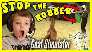 GOAT Simulator PRANK of COPS and ROBBERS