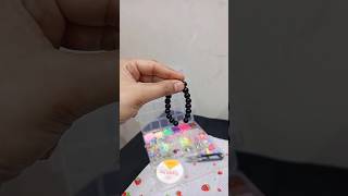 Black Bracelet Ideas🖤| Cute & Elegant Handmade Jewelry | Diy Bracelet💕 #smallbusiness #bracelet #diy