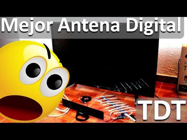 Antenas Para Televisión Digital TDT - Mejor Antena Tdt Interior 