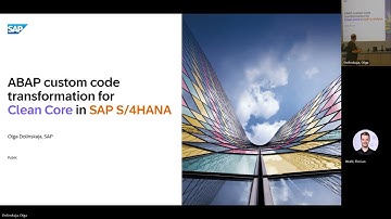 ABAP custom code transformation for Clean Core in SAP S/4HANA