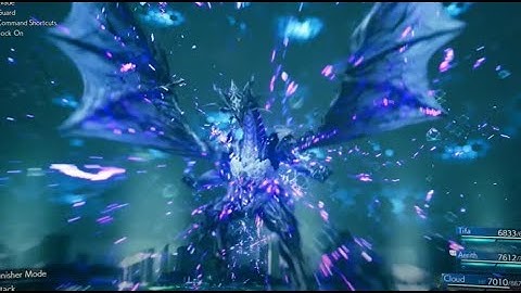 Bahamut Summoning scene | Final Fantasy VII Remake