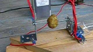 Potato + Defibrillator capacitor