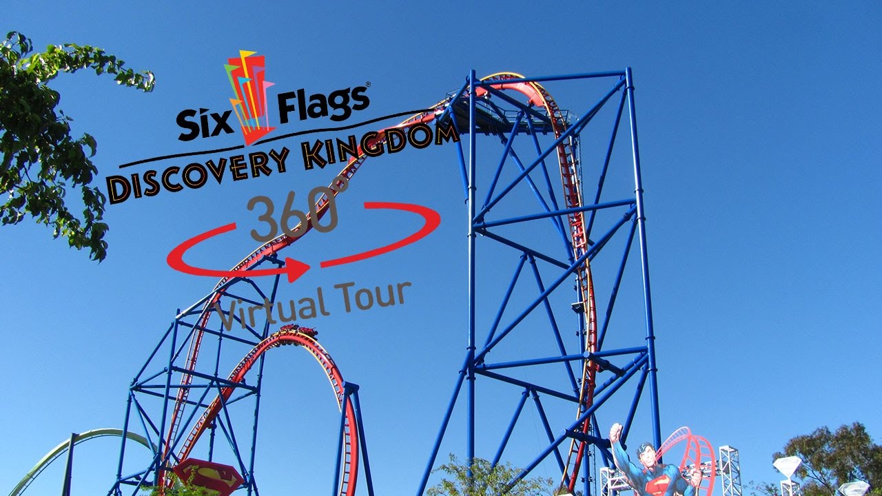 [360 Video] Six Flags Discovery Kingdom Tour And Review Youtube