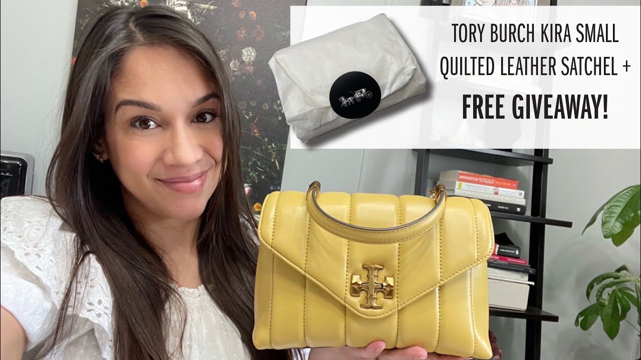 Tory Burch Kira Small Quilted Leather Satchel: In-Depth Review, What Fits +  FREE GIVEAWAY! *Closed* - YouTube
