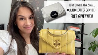 Tory Burch Kira Small Quilted Leather Satchel: In-Depth Review, What Fits +  FREE GIVEAWAY! *Closed* 