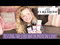 testing out the new Curlsmith protein line! || is it worth the money???