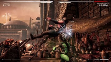 MKX - Reptile (Noxious) One Bar 45% Corner Combo