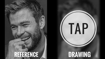 Drawing Chris Hemsworth | Thor odinson | Realistic Pencil Drawing Video - Artofsree