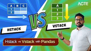 Understanding HStack vs VStack in Pandas | Simple Horizontal and Vertical Stacking Tutorial