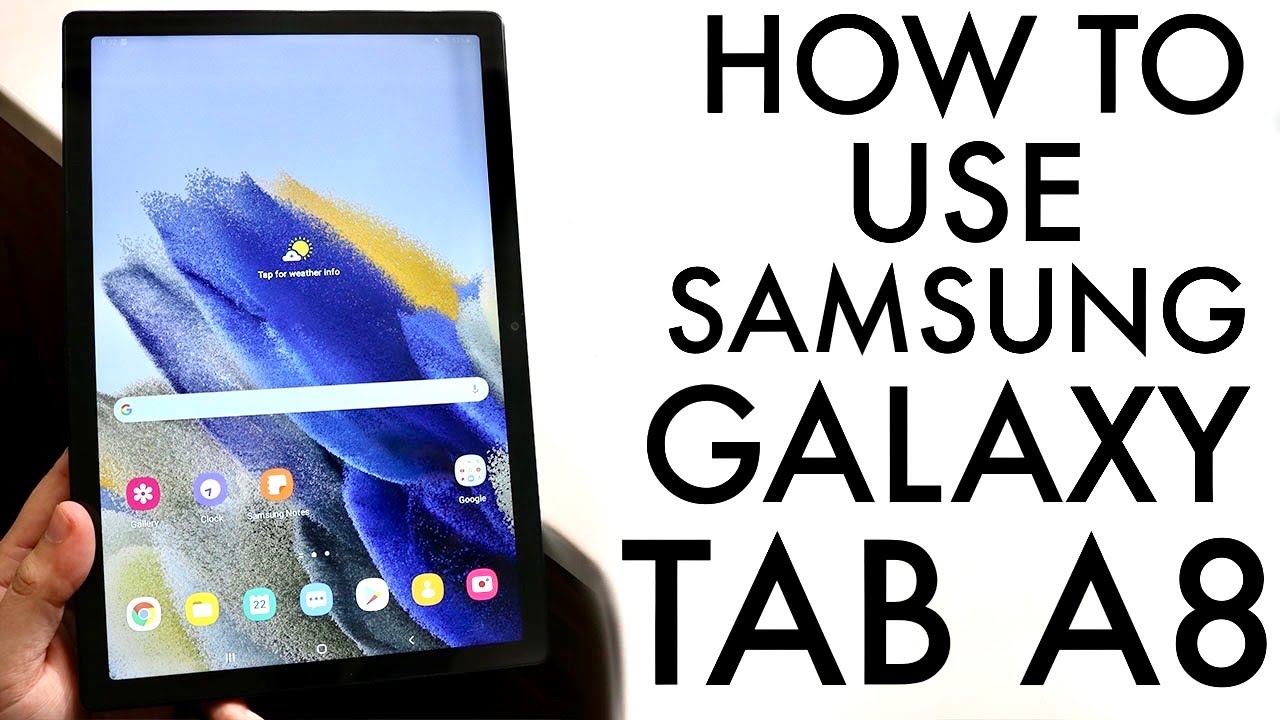 How To Use Samsung Galaxy Tab A8! (Complete Beginners Guide) 