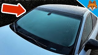 Iced Car Windows de ice in SECONDS WITHOUT Scratching 💥 (GENIUS Trick) 🤯