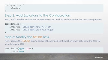 How to Properly Exclude Dependencies in Gradle fatJar Builds