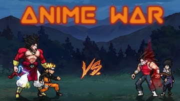 Naruto(all form) & Broly SSJ4 VS Cumber(all form) & Sasuke Indra V2 in Jump Force Mugen