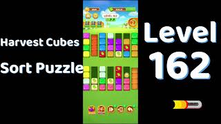 Harvest Cubes Sort Puzzle Level 162 Walkthrough 🌽🧠 | Relaxing Sort Game | Go Answer