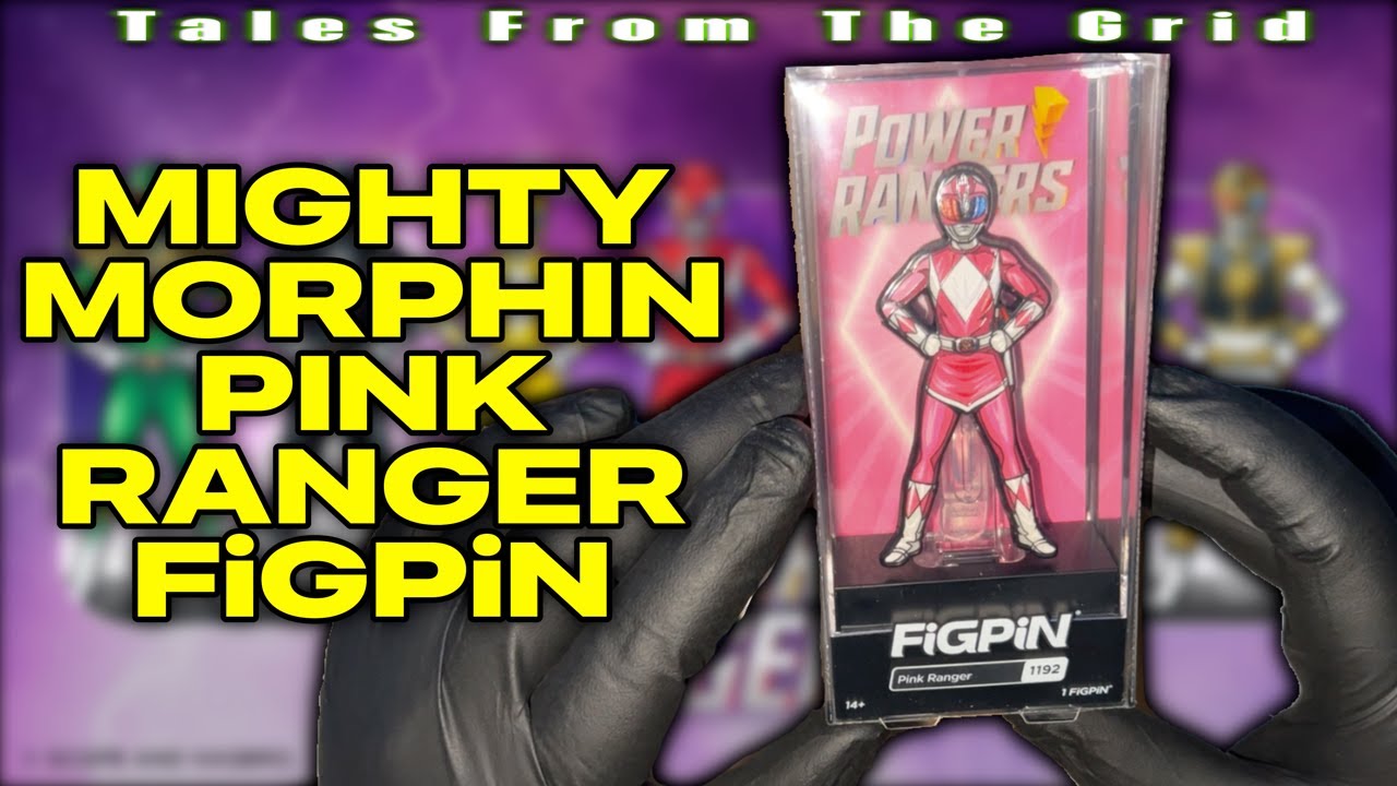 Pink Ranger Figpin Mighty Morphin Pink Ranger FiGPiN! | Tales From The Grid - YouTube