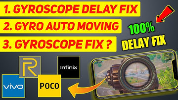HOW TO Fix BGMI/PUBGM GYROSCOPE PROBLEM | Gyroscope delay Problem Fix | Gyroscope auto moving Fix