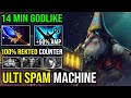 100% ANTI COUNTER PICK 14Min Godlike Solo Mid Sniper with First Item Scepter Ulti Machine DotA 2