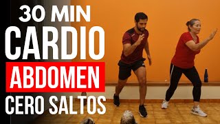 Reduce abdomen y cintura 🔥 ejercicios para bajar de peso en casa sin saltos y de pie