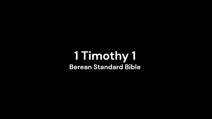 1 Timothy 1 BSB