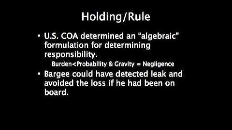 United States v Carroll Towing