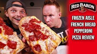 Eating Red Baron’s French Bread Pizza | The Most Nostalgic Frozen Food 🍕🍞