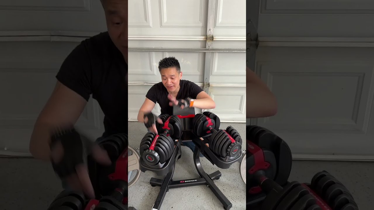 Bowflex selecttech 552 dumbbells used hotsell