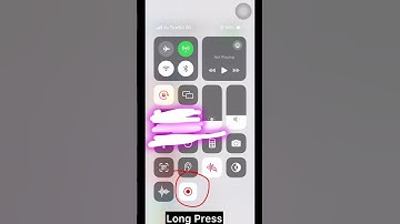 Screen Recording on iPhone: How to Toggle the Microphone On or Off #iphonetipsandtricks #youtubers