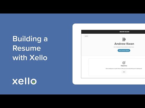 Building-a-resume-with-Xello