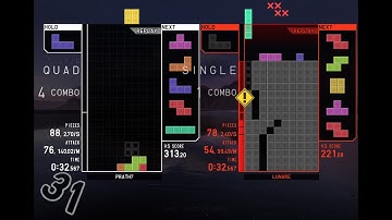 TETR.IO Tetra League - RNG gaming (31 spike downstack)