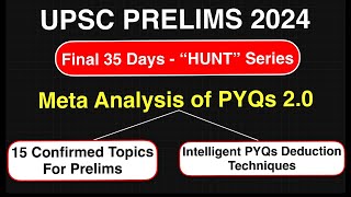 Final 30 Days for Prelims - Most *Rewarding* Series to Clear UPSC Prelims