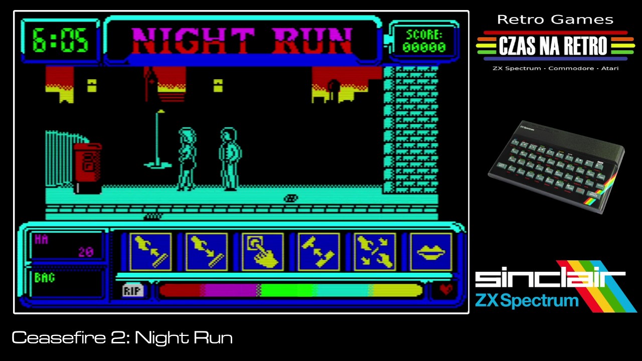 Ceasefire 2: Night Run (1992) - ZX Spectrum - YouTube