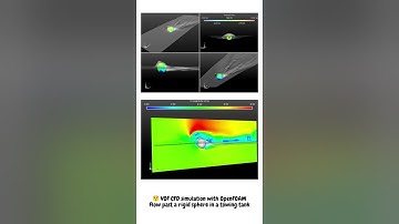 Flow past a rigid sphere in a numerical towing tank